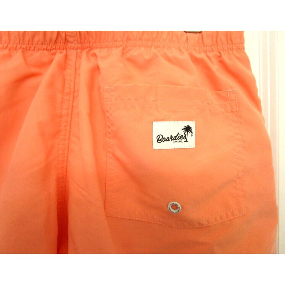 BOARDIES Apparel - Men Swim Shorts Size Small - Coral/Orange Color - New W/Tags - Picture 12 of 16
